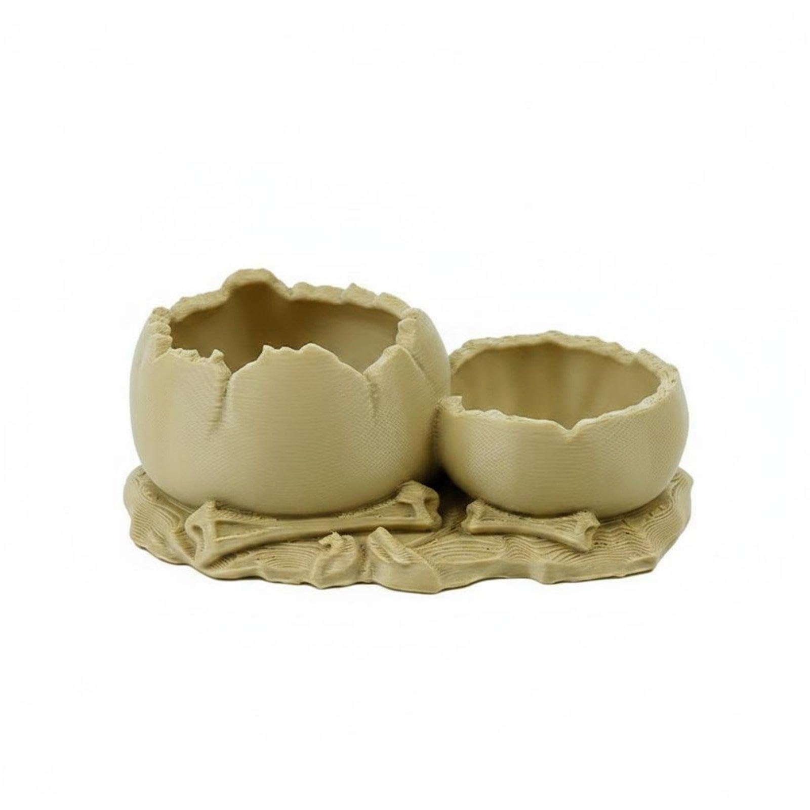 SECRET DESIRE Gecko Feeding Bowl Easy to Clean Gecko Feeding Cup Reusable Reptile Fruit Bowl M Soft Sand Double-image-15