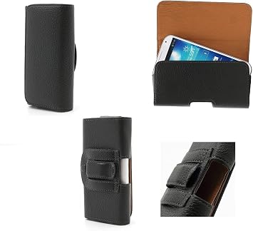 Case Belt Clip Horizontal Compatible with Nokia 8000 4G 2020 - Black