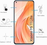 NEW'C Verre Trempé pour Xiaomi Mi 11 Lite/Mi 11 Lite 5G Protection Écran - 2