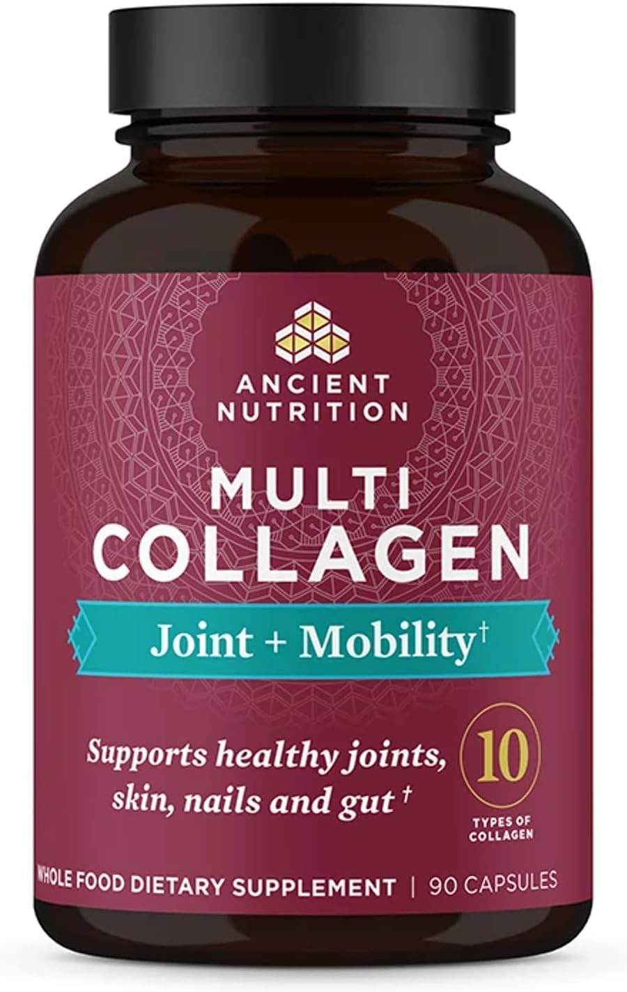 - Ancient Nutrition Collagen Pills for Joint Support, Multi Collagen Capsules 90 Ct, Joint + Mobility, Supports Joints, Skin & Nails, Exercise Recovery, Paleo and Keto Friendly, Gluten Free
