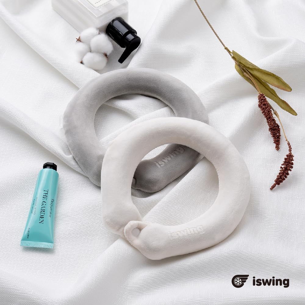 Neck Heating Pad Microwavable Design – Soft Fleece Neck Warmer Microwave Heating Pad – Microwavable Heating Pads Heats in 3 Minutes - Convenient, Easy to Use Neck Heater by Onseamiro (Ivory)