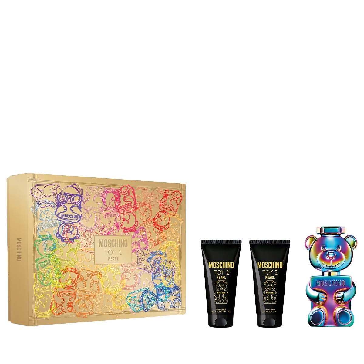 Moschino Toy 2 Pearl Eau de Parfum Gift Set 2025-50ml EDP, 50ml Body Lotion and 50ml Shower Gel