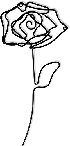 Vista 42 de Americanflat Decoración de pared de 14 x 10.5 pulgadas, decoración de pared de metal de anclaje para dormitorio, decoración moderna de pared