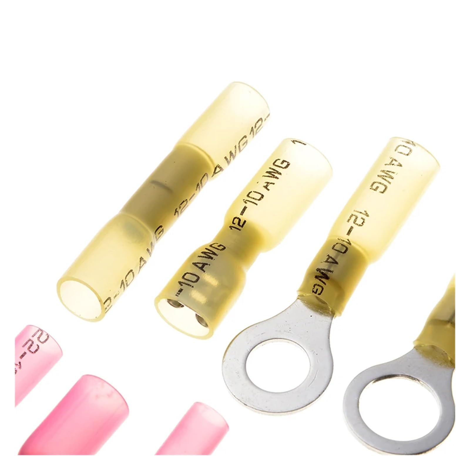 Kit de cosses à isolées, 240 pièces, cosses à fourche, cosses à anneau et à fil thermorétractable assorties