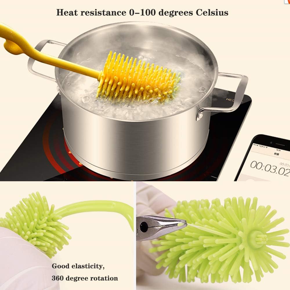 Rеvіеw Prоduсt Silicone Bottle Brush,Silicone Bottle Cleaner Set of 4,Bottle Cleaner for Your Bottles Vase and Glassware,Washing Narrow Neck Containers 70% оƒƒ Dіѕсоunt Silicone Bottle Brush,Silicone Bottle Cleaner Set of 4,Bottle Cleaner for Your Bottles Vase and Glassware,Washing Narrow Neck Containers