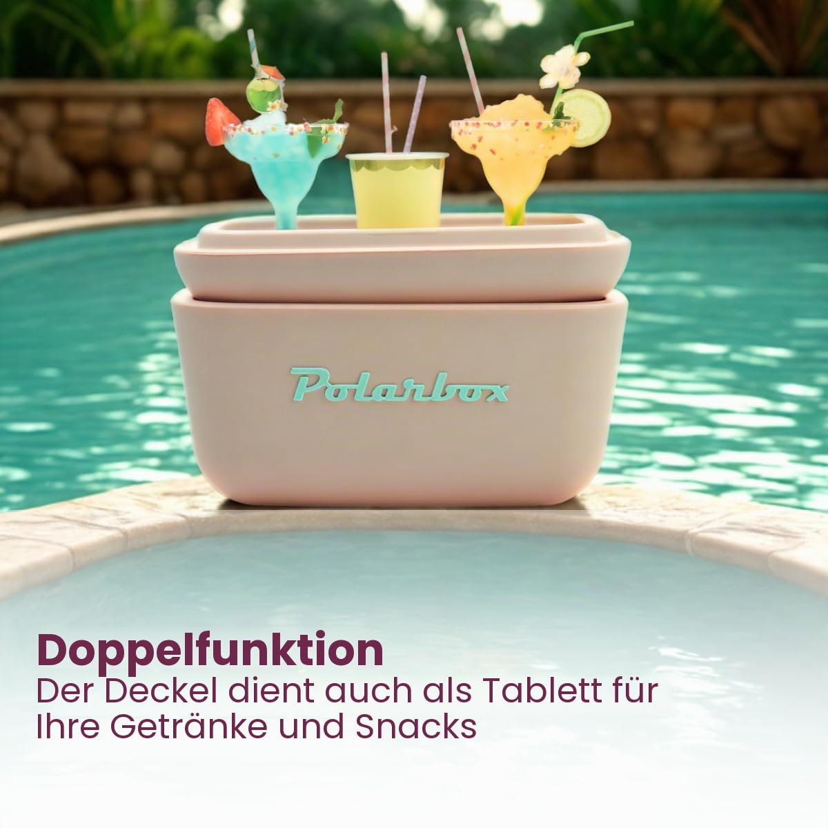 Polarbox Sorbet-Rosa Eisbox, 12 l