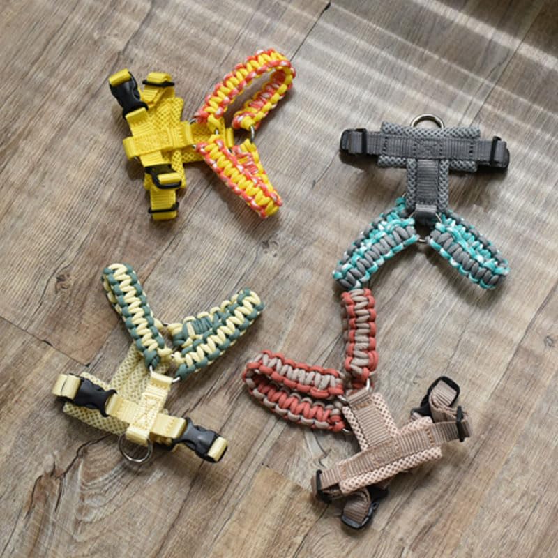 【 World】すのチル紛失防止♡カラーハーネス Amazon | バイカラーコードハーネス S Solgra-ソルグラ- 犬用