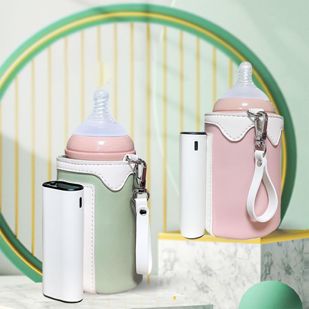 Scaldabiberon in viaggio Rimani portatile e ovunque Scaldalatte portatile per bambini Scaldabiberon, marrone