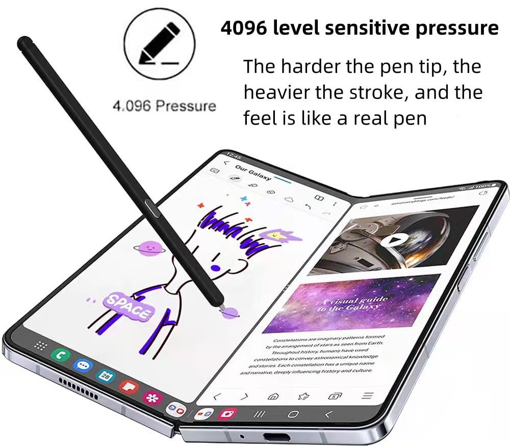 純正 Galaxy Z Fold6 S Pen Fold Edition Galaxy Z Fold5/Fold6 S Pen Fold Edition, Black Mobile