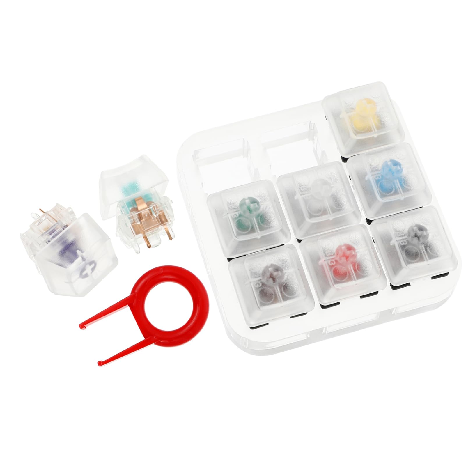 Probador de ejes para solucionar fallas y testear mecanismos con base transparente acrílica 8