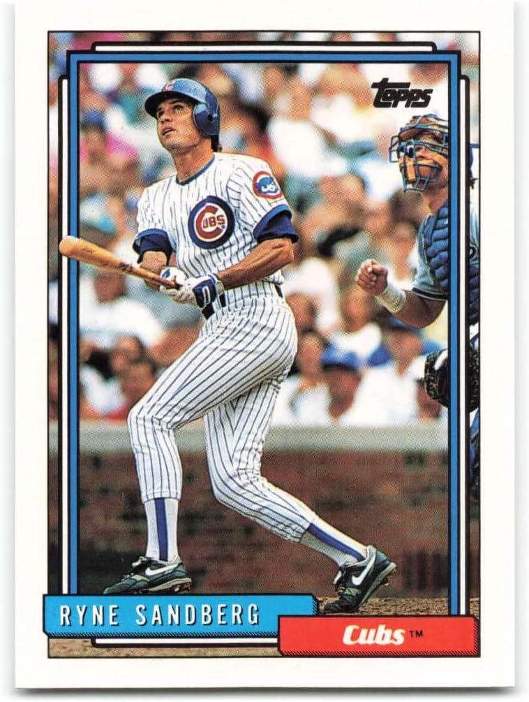 1992 Topps #110 Ryne Sandberg NM-MT Chicago Cubs Baseball Thumbnail