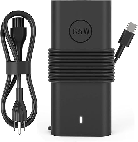 Miniatura 10 de Cargador universal para portátil USB C de 45 W y 65 W, compatible con HP Chromebook, Dell, Lenovo, Acer, Asus, Samsung Galaxy, Google y otros tipos