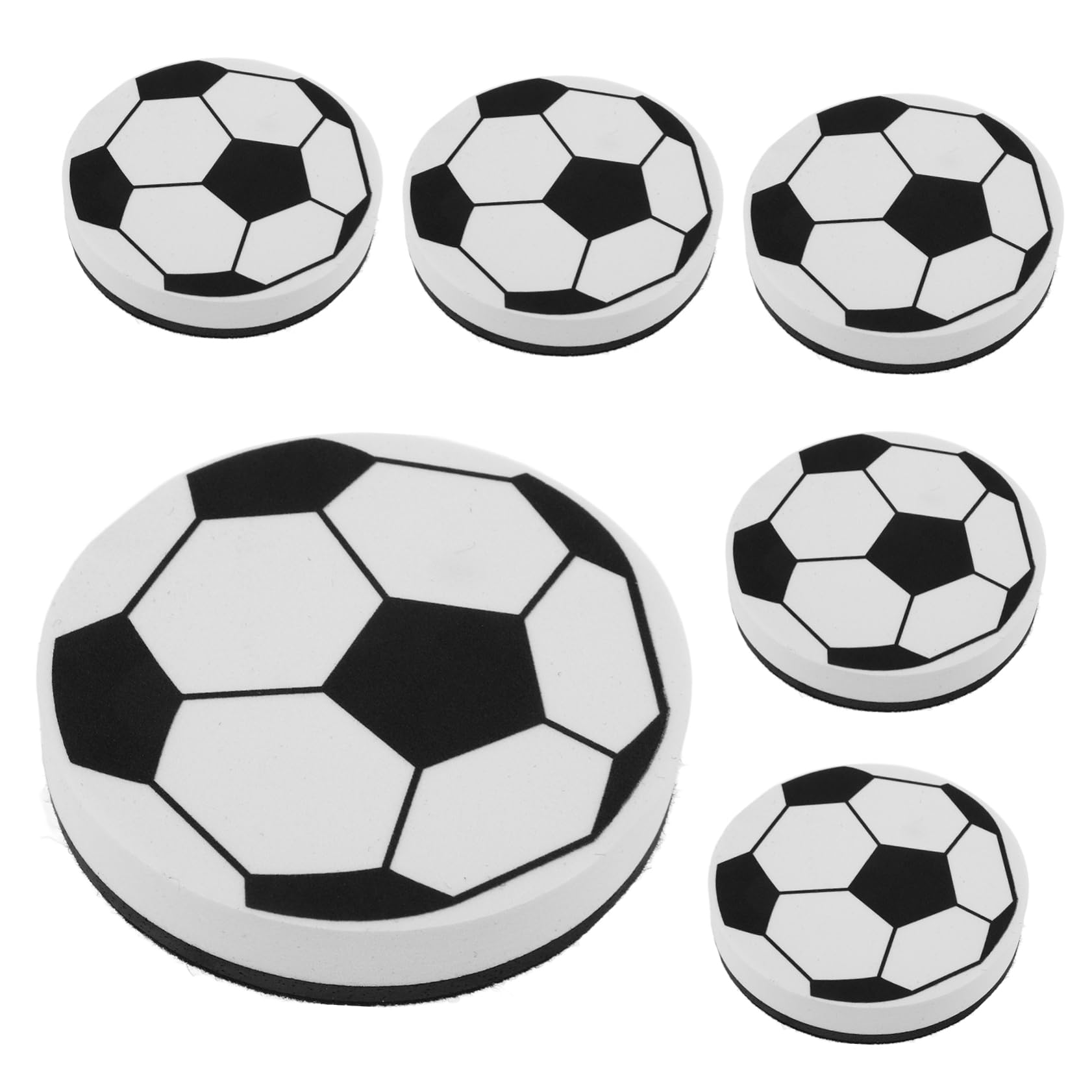NUOBESTY 18stücke Magnetische -whiteboard-radierer Kreative Runde Form Für Lehrer Schüler Büro Perfektes Zubehör Für Whiteboards Und Tafelwischen