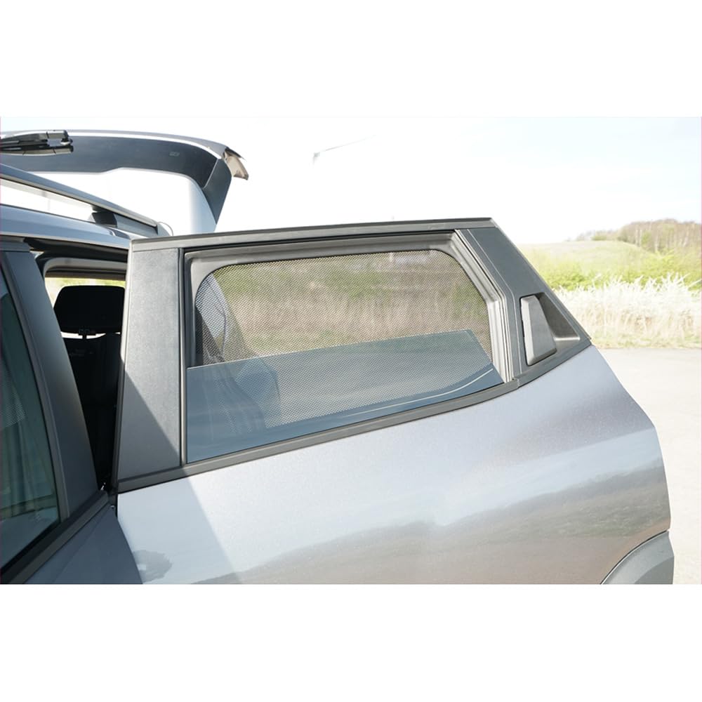 CAR SHADES Set (Porte Laterali Posteriori) Compatibile con Dacia Duster III 2024- (2-Parti) Tendine Parasole su Misura