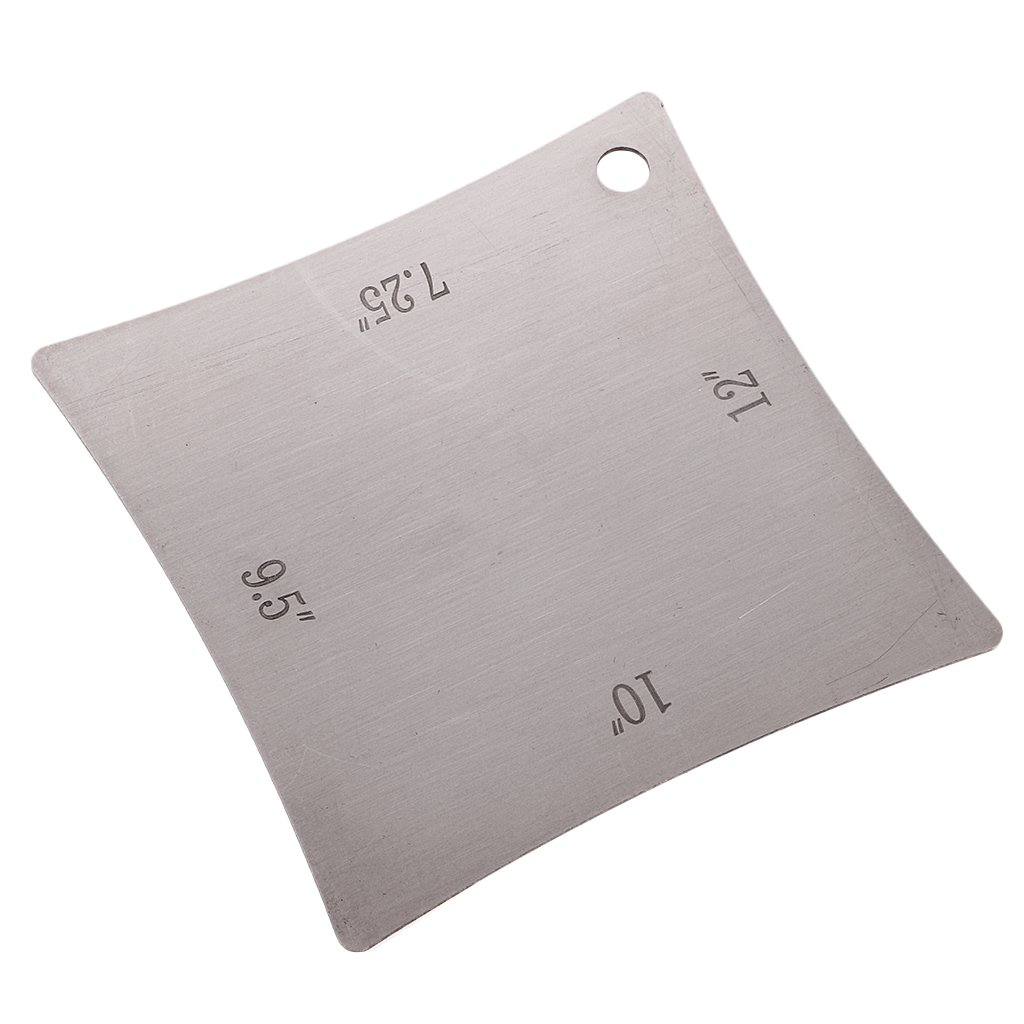 1Pc Guitar Radius Gauge Fretboard Gauge Measure Tool Guitar Parts Care