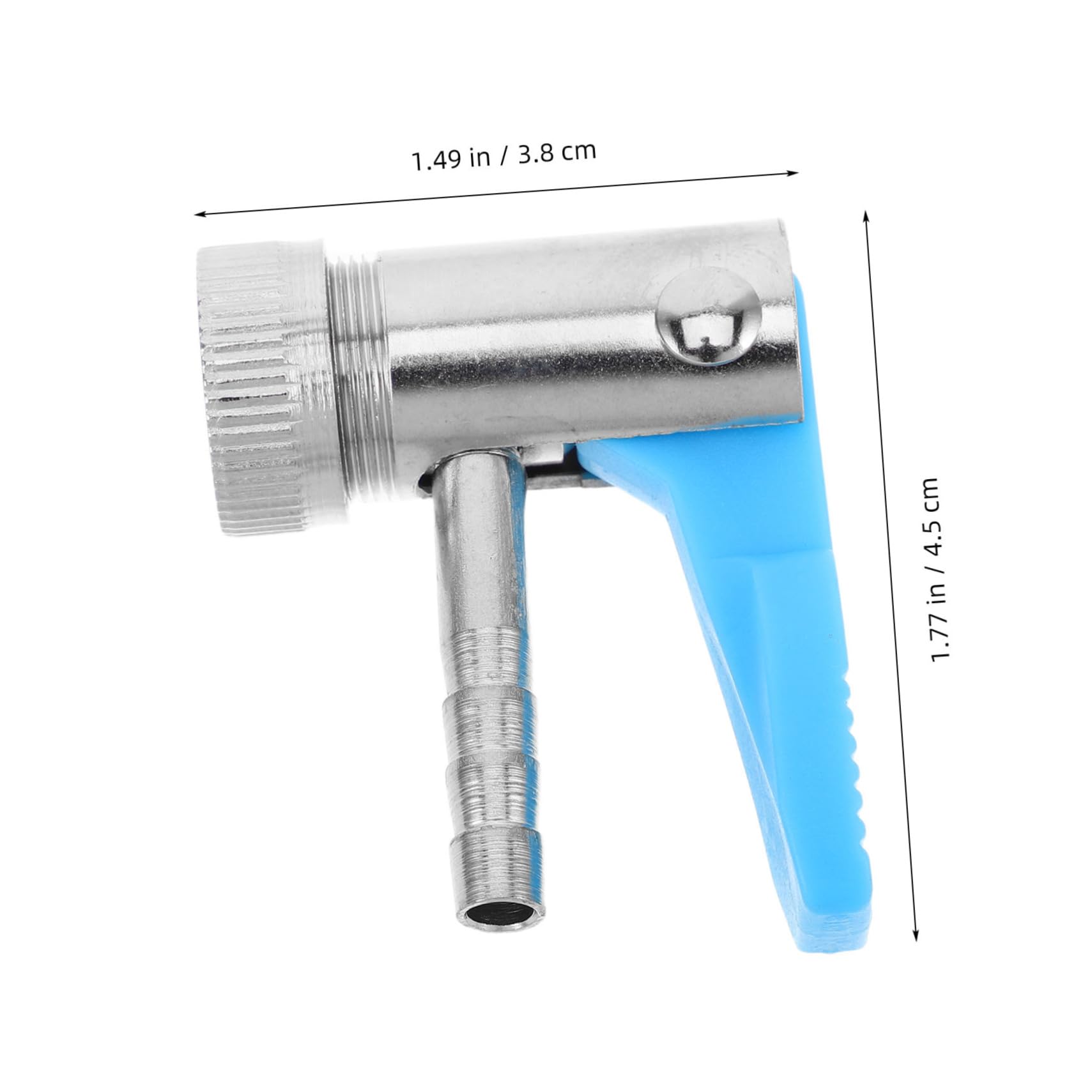 PRETYZOOM Tire Clip-on Inflation Nozzle Air Pump Inflator Adapter Chuck Air Compressor Accessory Quick Connect Fitting