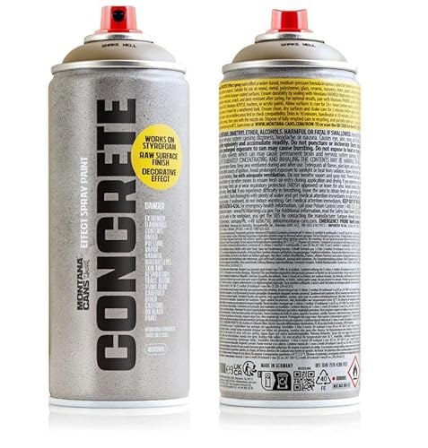 Montana Cans CONCRETE Effect Spray Paint - 400ml Beton-Effekt Sprühfarbe (Pantheon)