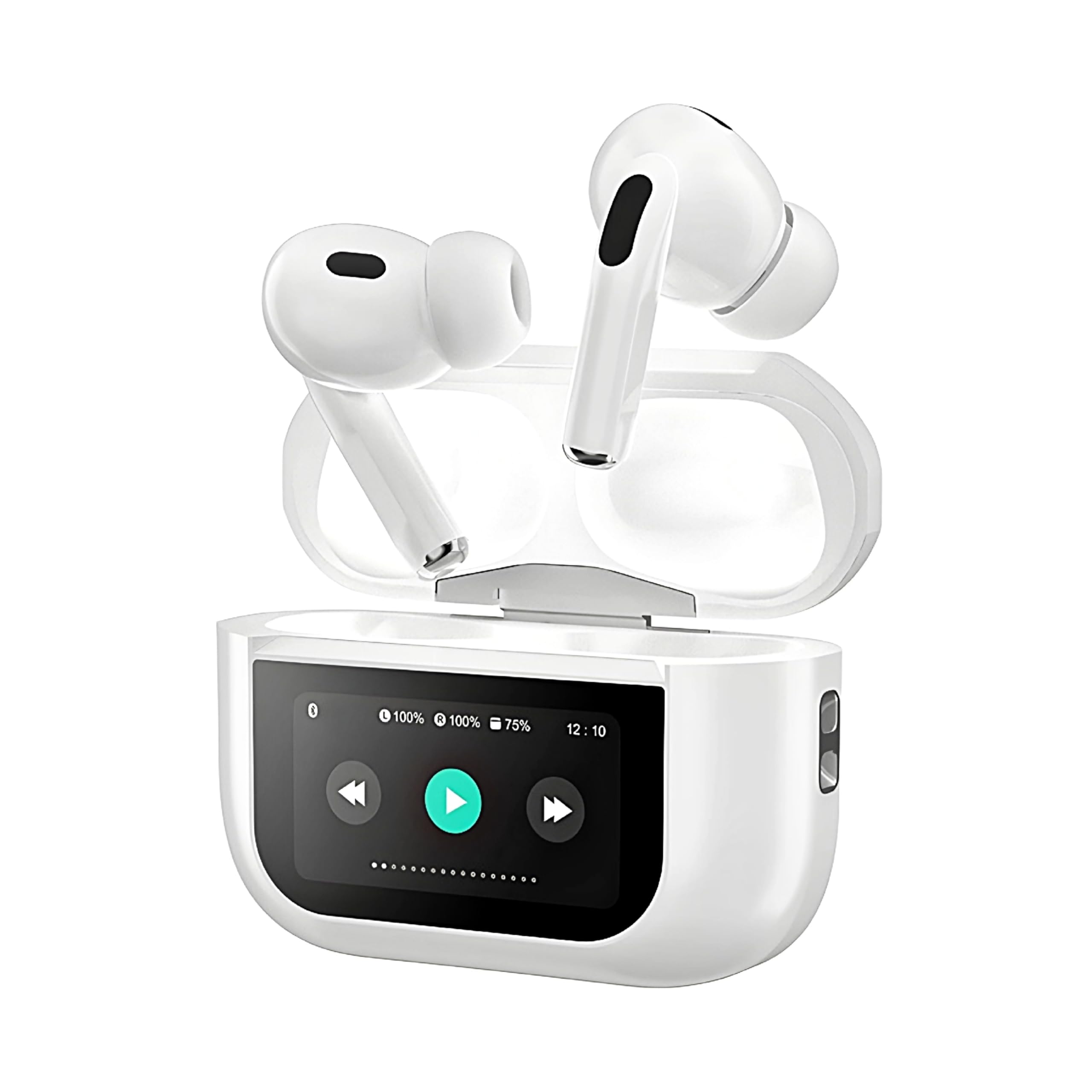 A9 PRO True Wireless Noise Cancellation Headphones with Touch Display, BT 5.3 ANC+ENC Bluetooth Earbuds, HD Calling with 6-Mic, 32 Hours Playtime with Fast Charging, 13mm 3D BASS Drivers (B0DBM3SYC7) Amazon Price History, Amazon Price Tracker