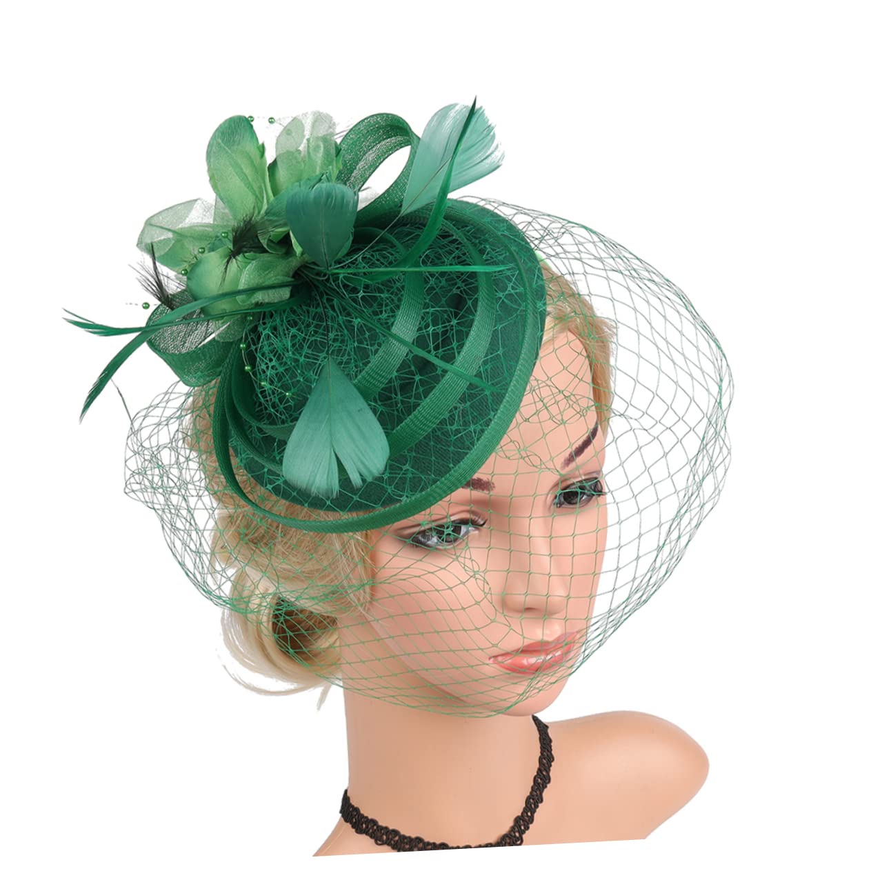 FRCOLOR 4 Tocados Con Clip Elegantes Tocados Para Eventos De Mujeres De Mascarada Y Fiestas Formales.