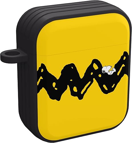 Miniatura 4 de AFFINITY BANDS Peanuts Classic HDX - Funda compatible con Apple AirPods Gen 1 y 2 (Zigzag)