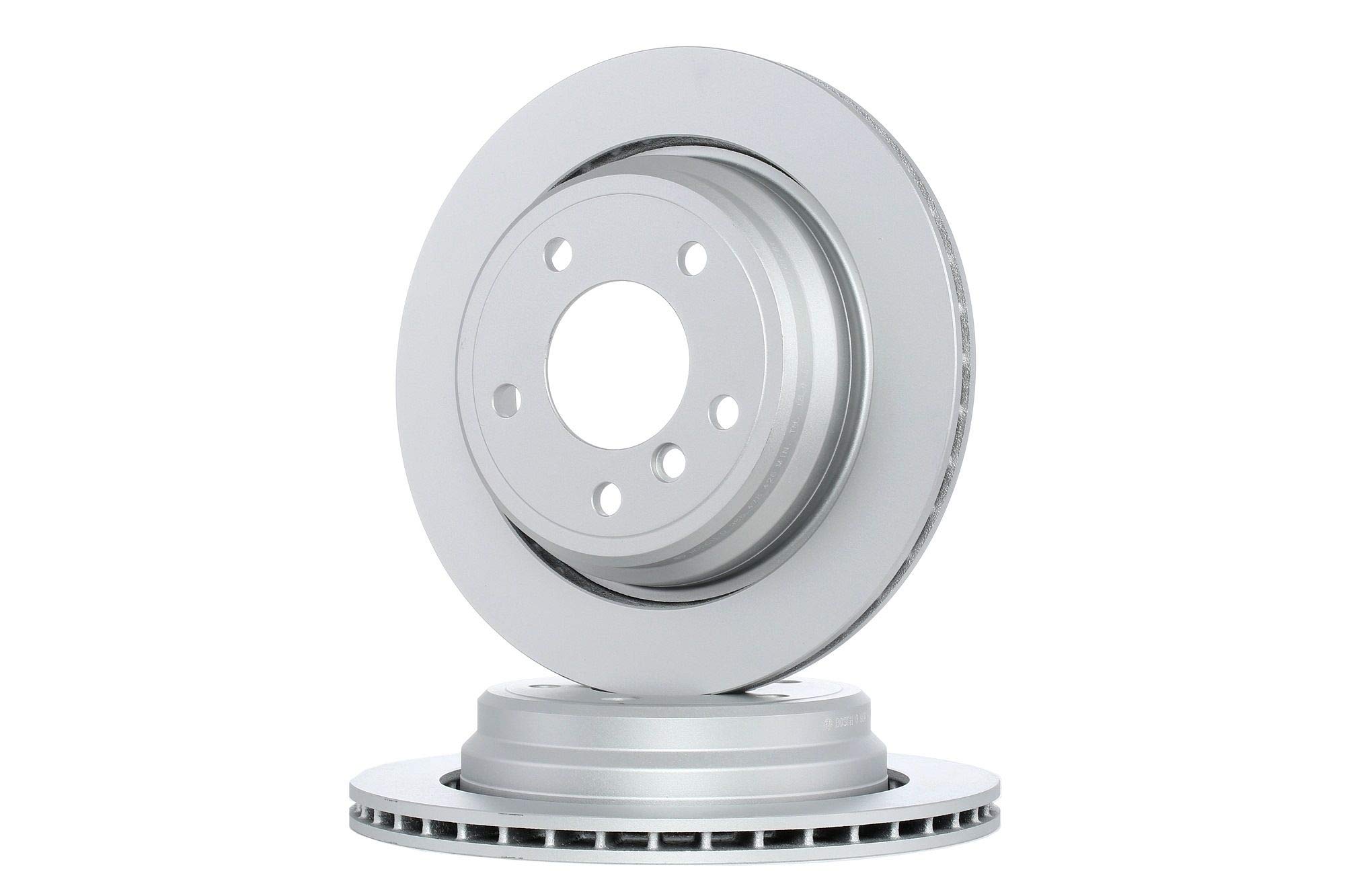 BOSCH Set Dischi Freno BD357 - Dischi Freno Solidi di Ghisa di 298mm - Asse Posteriore - Conformi al regolamento ECE-R90 - Lunga Durata e Anticorrosione - 2 Dischi