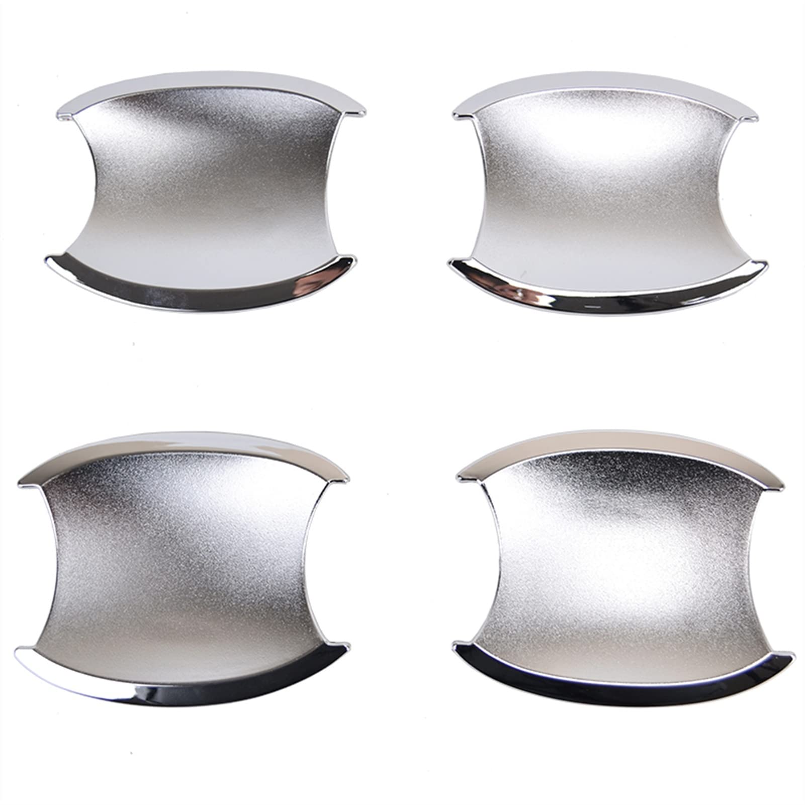 Rinkteea 3 Exterior Car Door Handle For Crv 2007-2011 Carbon Fiber Chrome Car Door Handle Bowl Cover Decor Sticker Styling Accessories(3)