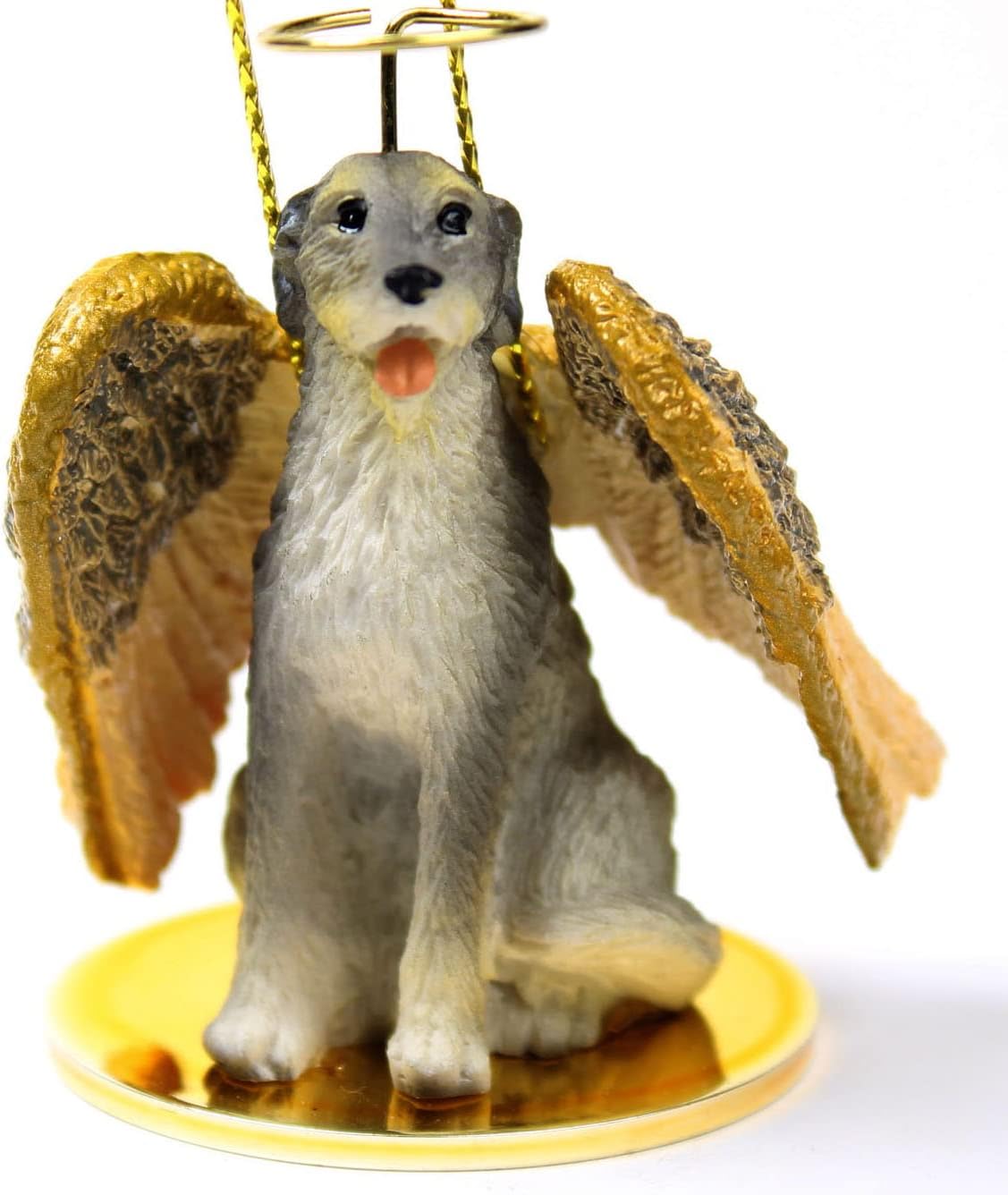 Irish Christmas Afghan Hound Snowy Sleigh Ride Christmas Decor