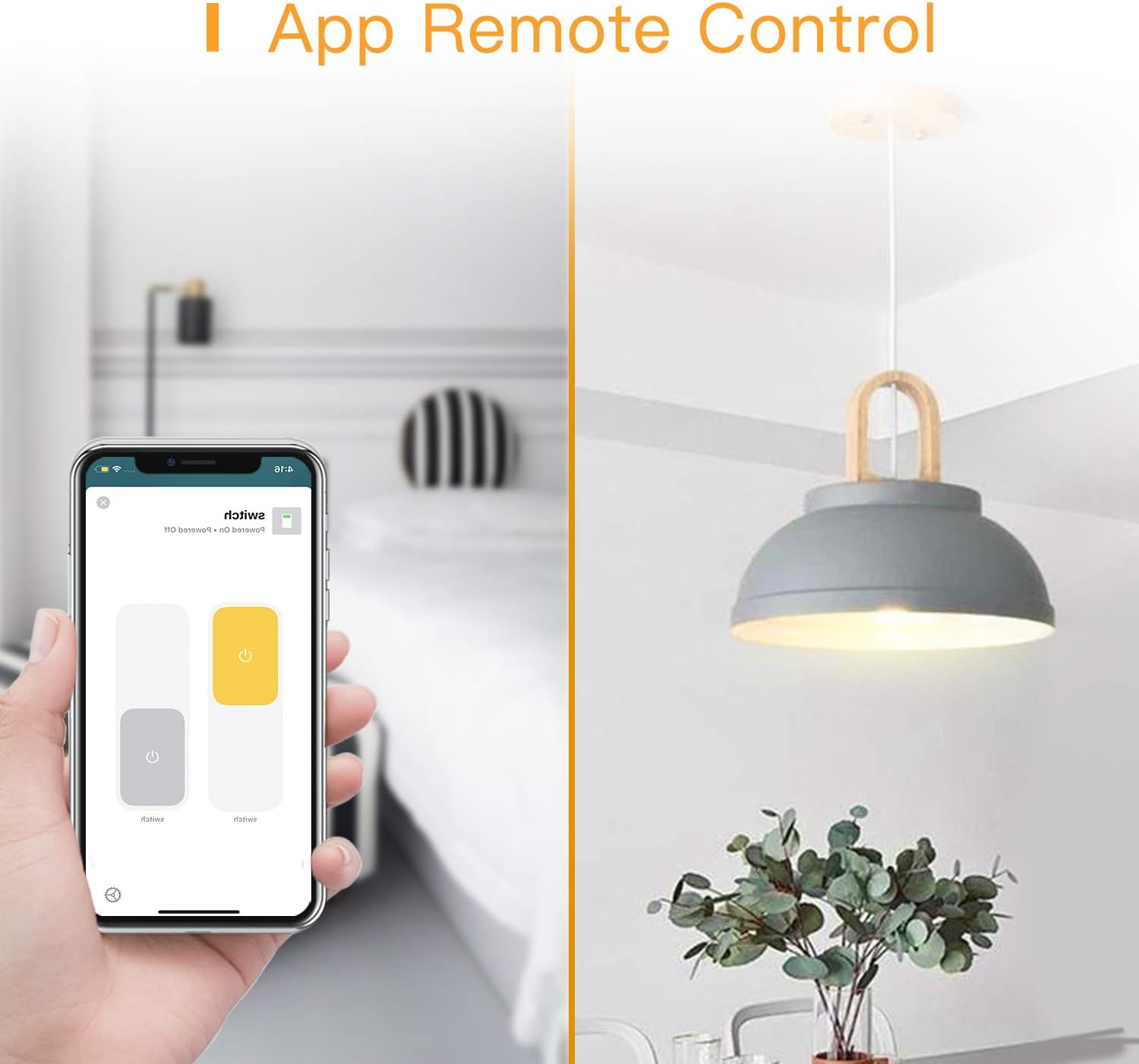 Refoss Smart Wi-Fi Light Switch Wall Switch, Compatible with Alexa and Google Assistant, Remote Control, Timer, Single-Pole, No Hub Required - 2 PACK