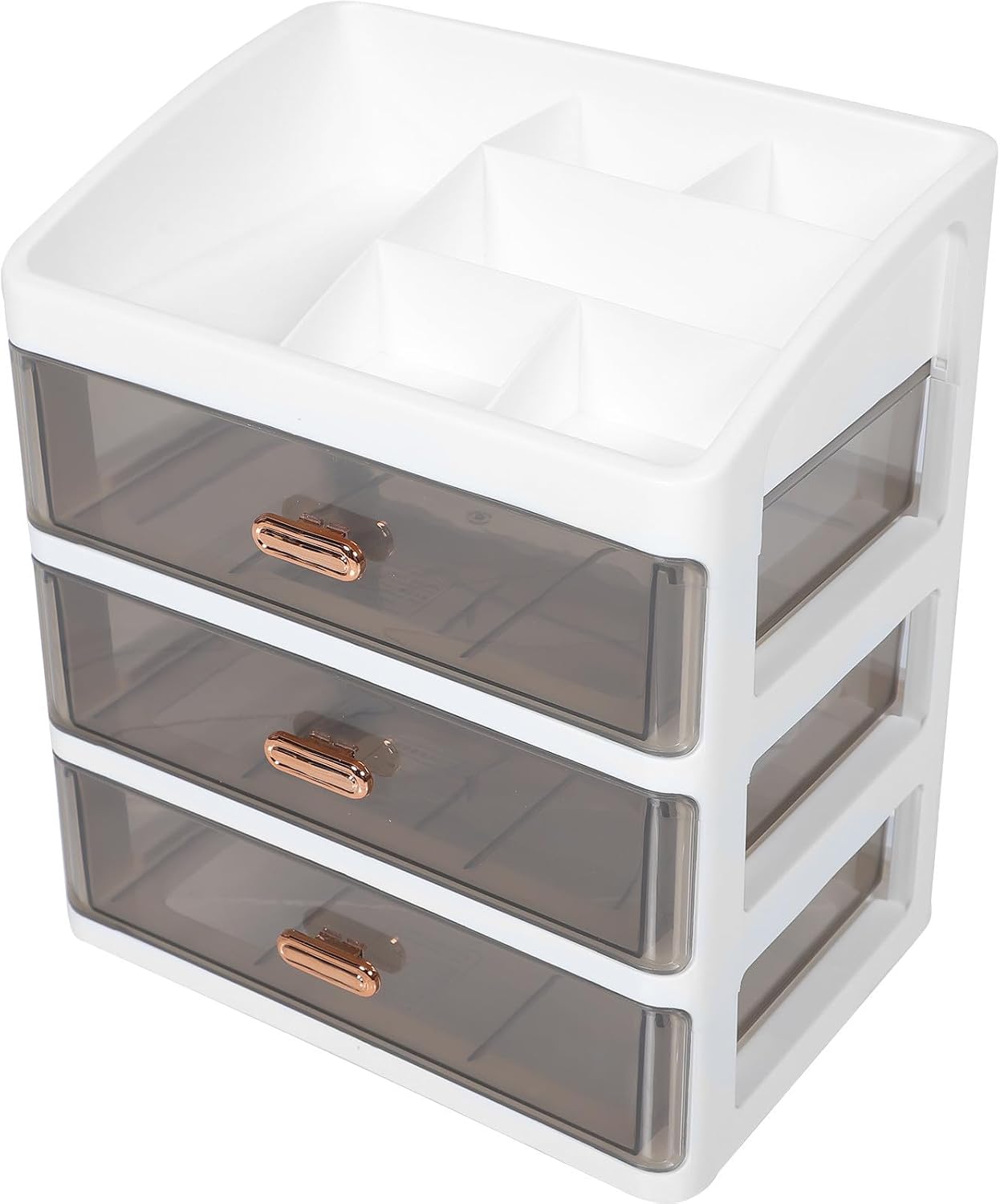 Makeup Organizer Cosmetic Storage Display Boxes with Xmas Desktop Drawer