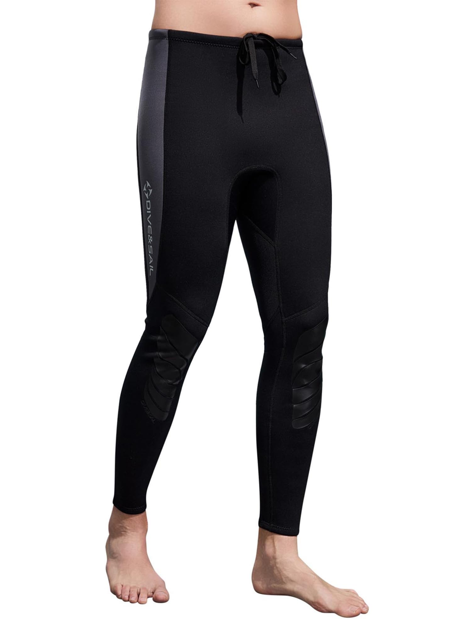 inhzoy Herren Neopren Hosen 3mm Lange Badehose Warm Mit Kordelzug Zum Tauchen Surfen Schnorcheln Kajakfahren