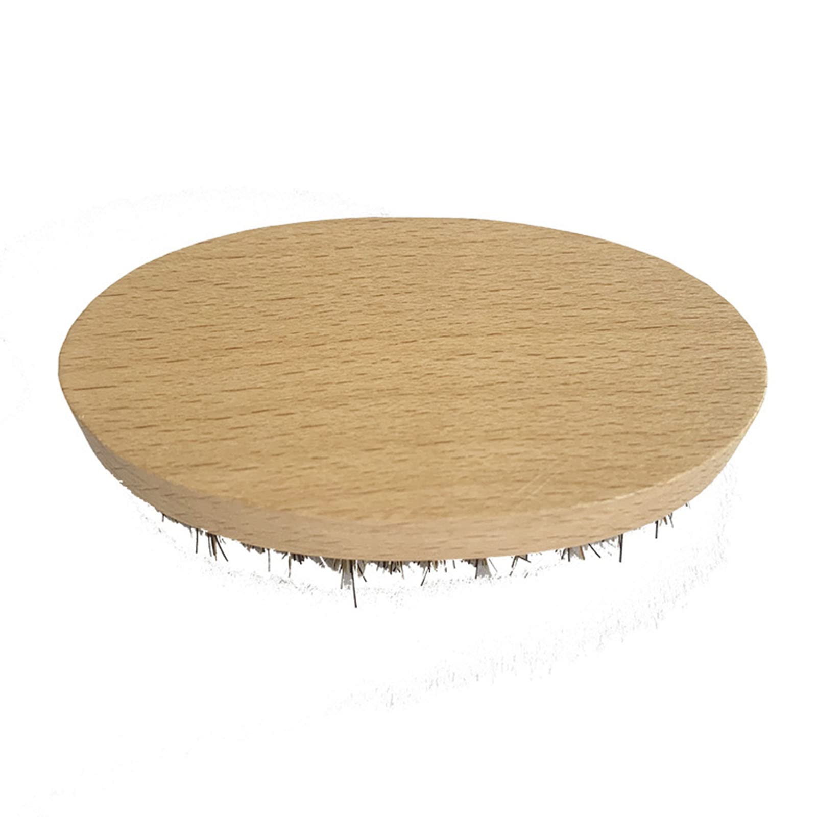 Nawwgy Beard Grooming Brush Oval Wood Handle for Facial Hair Boar Bristle Brush Men Beard & Mustache Brush Soften Your for Beard Brush