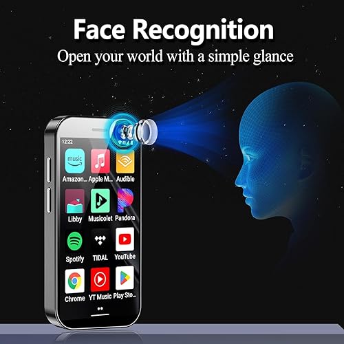 Miniatura 9 de Reproductor MP4 de 256 GB con Bluetooth WiFi 4G, mini reproductor MP3 MP4 con Spotify, pantalla táctil 3.0 reproductor de música digital con música