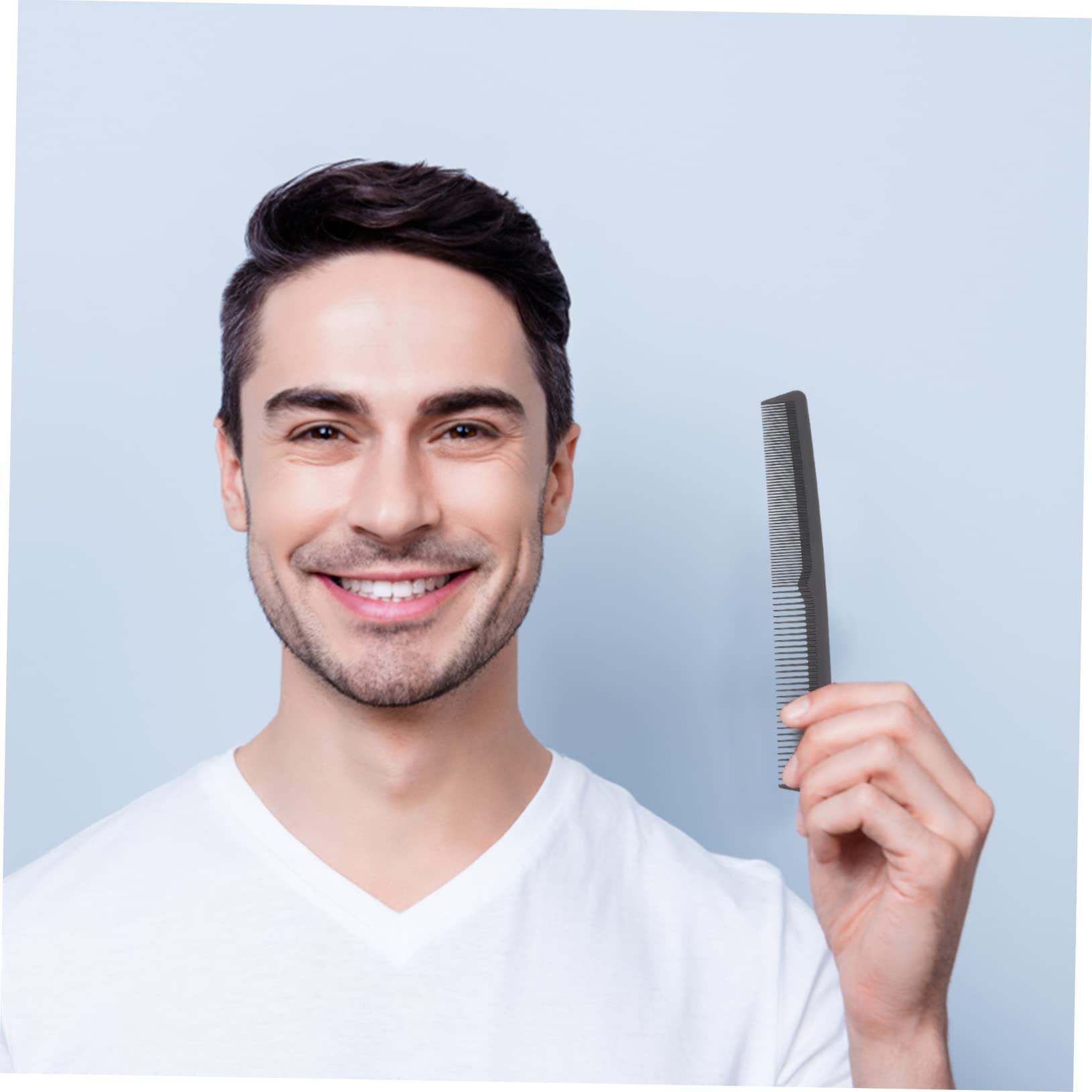 FRCOLOR 18piezas Peine De Dientes Dobles y Para Peinado Peines De Plástico Antiestático Para Hombres y Mujeres Para Cuidado y Estilo Del Cabello