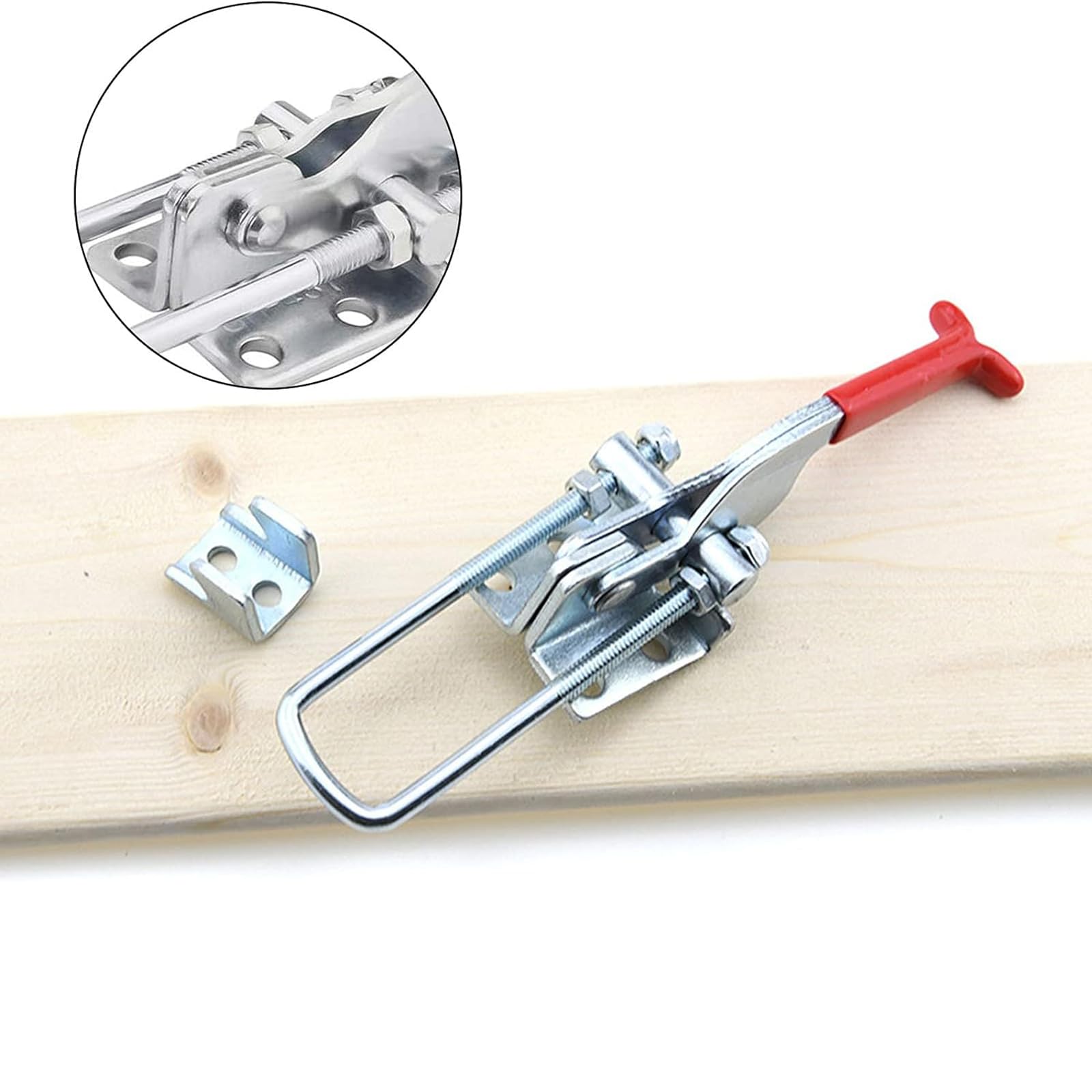 4 sztuki zacisków kolana, metalowy zacisk dźwigniowy GH-431 318 kg/701 lb przełącznik zacisk blokujący dźwignię zacisk metalowy zatrzask do szafki drzwi pudełko