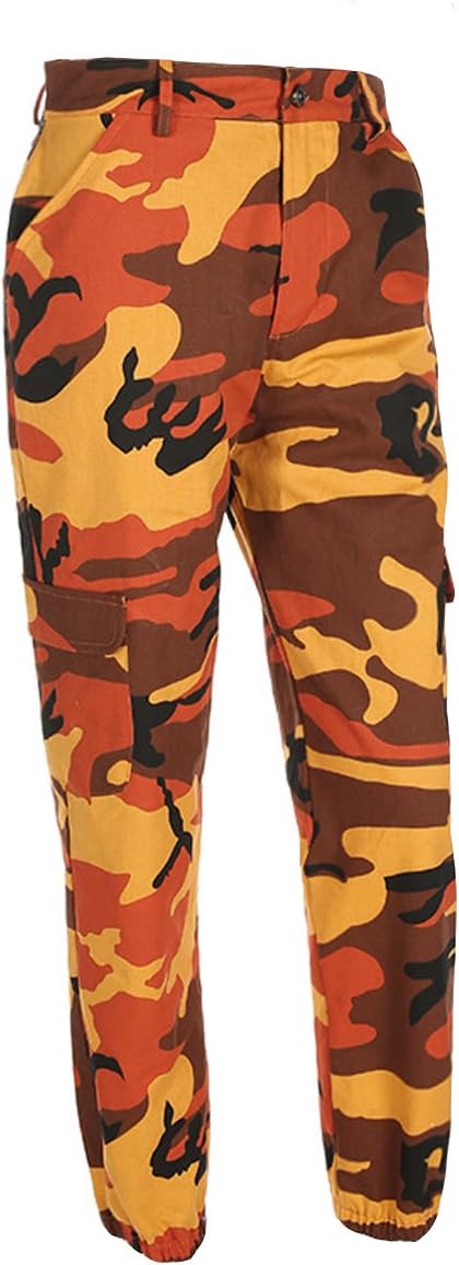 Hollicy Loose Camouflage Casual Denim Pants