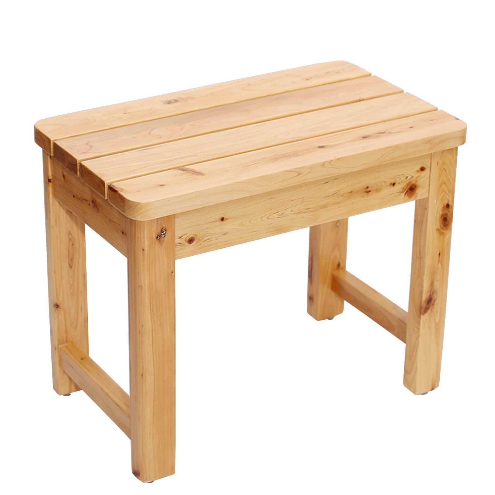 Prysznic/stołki łazienkowe drewniana ławka łazienkowa podnóżek prysznicowy do wanny nogi do golenia siedzisko do sauny Spa siedzisko do kąpieli (Size : 50x30x30cm)
