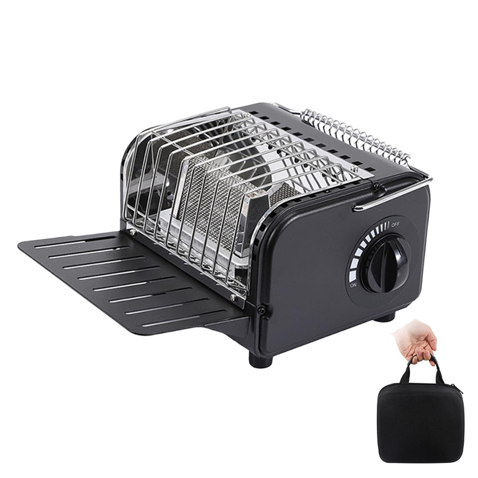 Chauffage de camping pliable et réchaud compact pour cuisiner au chaud sans s'encombrer