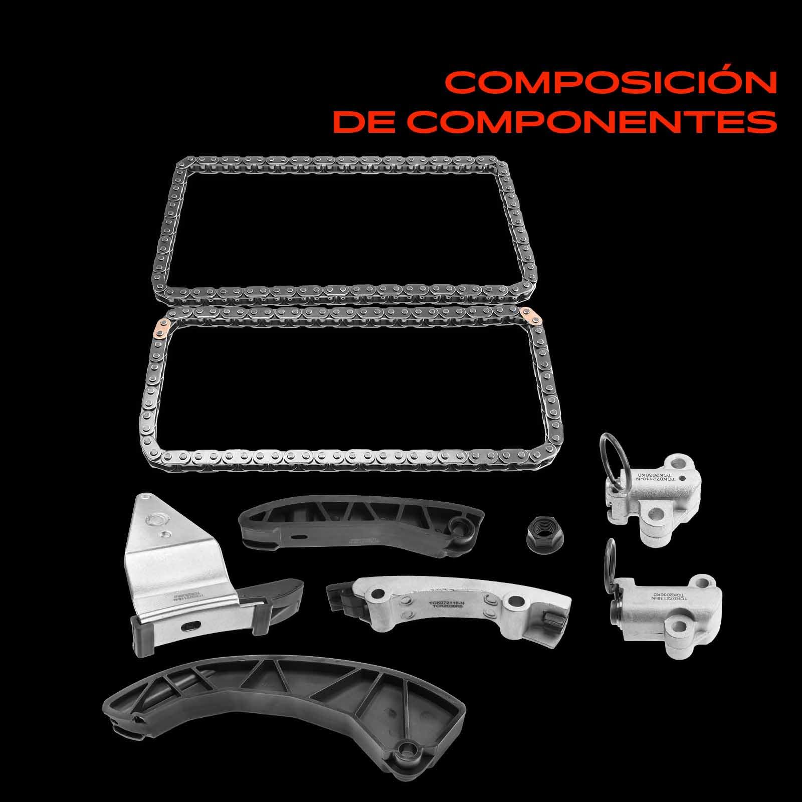 Frankberg Kit de cadena de distribución 243512A000 | Compatible con: Alma AM, Río III UB, Venga YN, i20 GB IB, Río II JB, Cerato LD, Picanto SA, Pro Cee'D ED