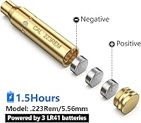 Vista 5 de Mirilla de Láser MidTen para .223REM/ 9MM/.40 S&W/ 45ACP/ 243/308WIN Visores de Láser Rojo con Kit de Apuntado de Mirilla de 12