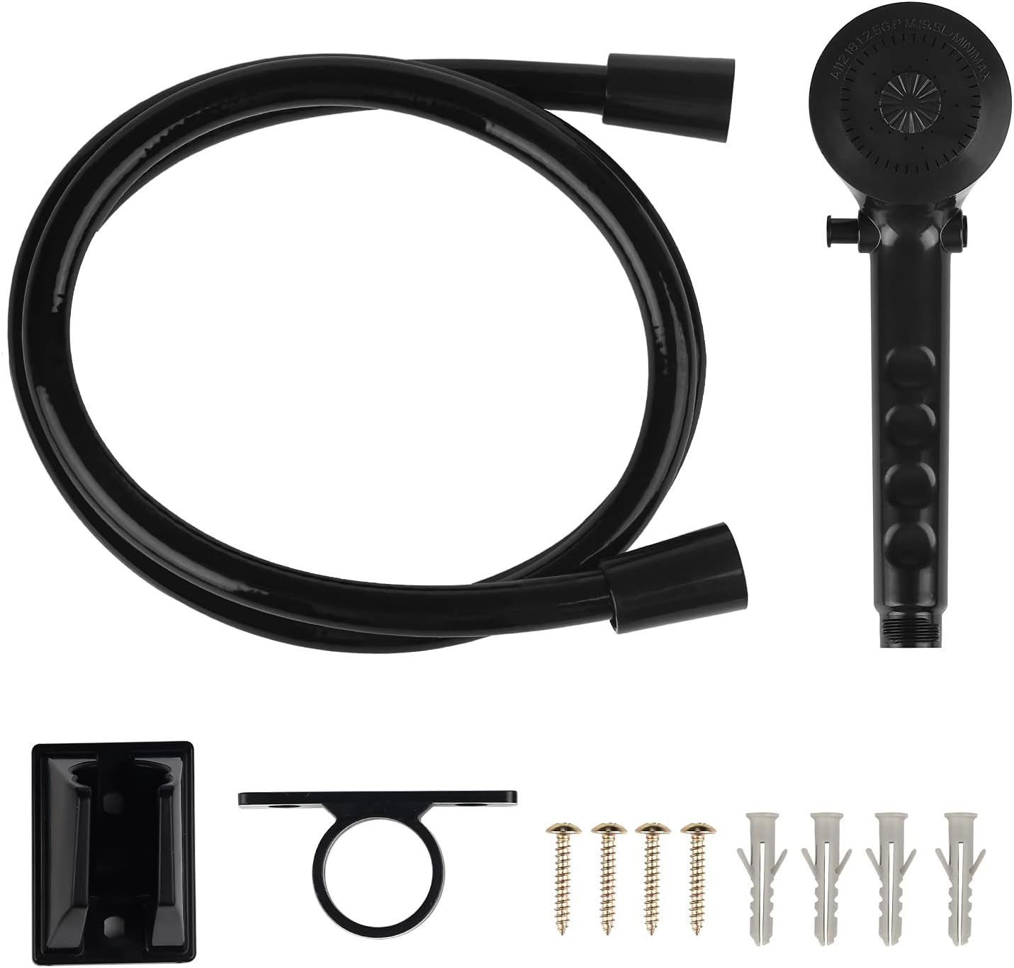 OYMOV Pommeau De Douche Pour Camping-car Avec Tuyau - Kit De Douche D Non Metallique Avec Fonction Pause Pour Camping Cars Cinquieme Roues Camping Cars Remorques De Voyage Camping Cars Bateaux Noir OYMOV Pommeau De Douche Pour Camping-car Avec Tuyau - Kit De Douche D Non Metallique Avec Fonction Pause Pour Camping Cars Cinquieme Roues Camping Cars Remorques De Voyage Camping Cars Bateaux Noir