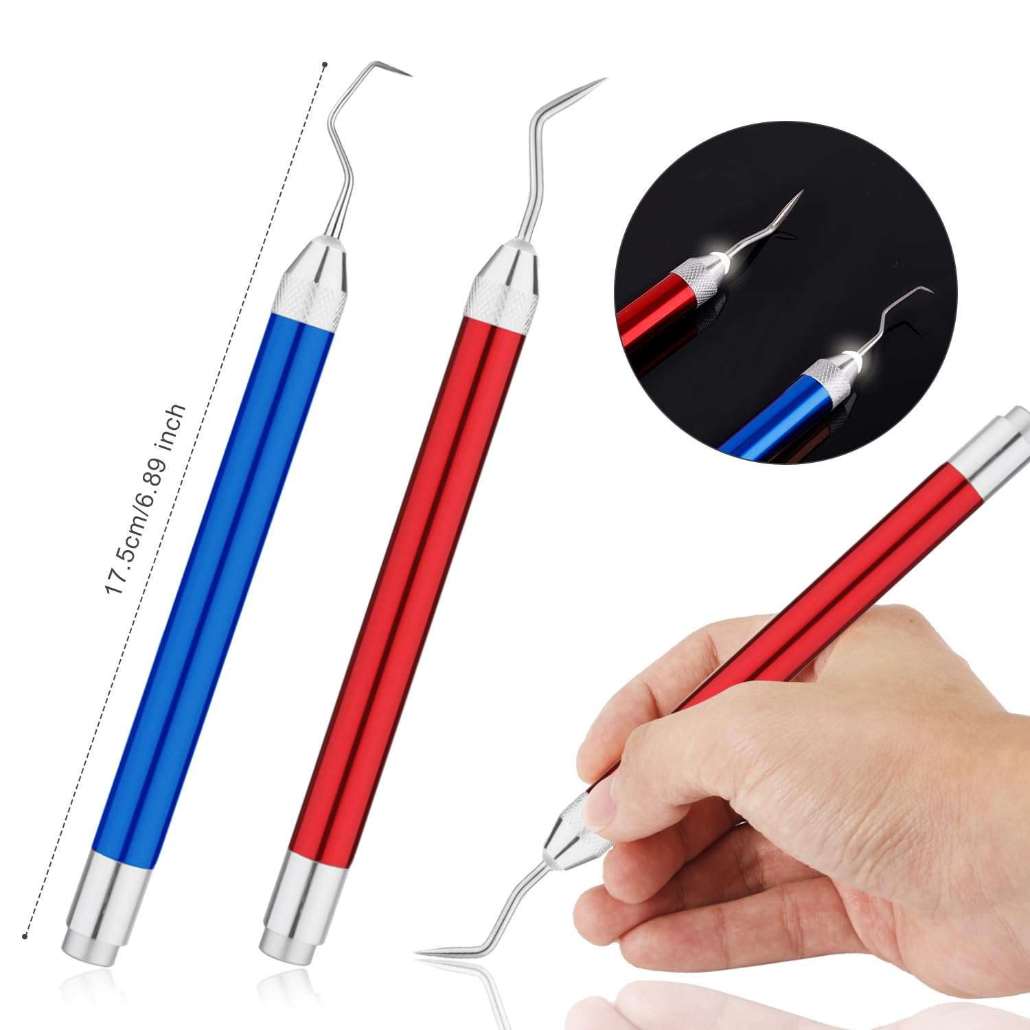 3 Outils De Désherbage En Vinyle Pour Scrapbooking - Grattoirs Plastique Blanc/violet - Cricut, Silhouette, Découpe Papier