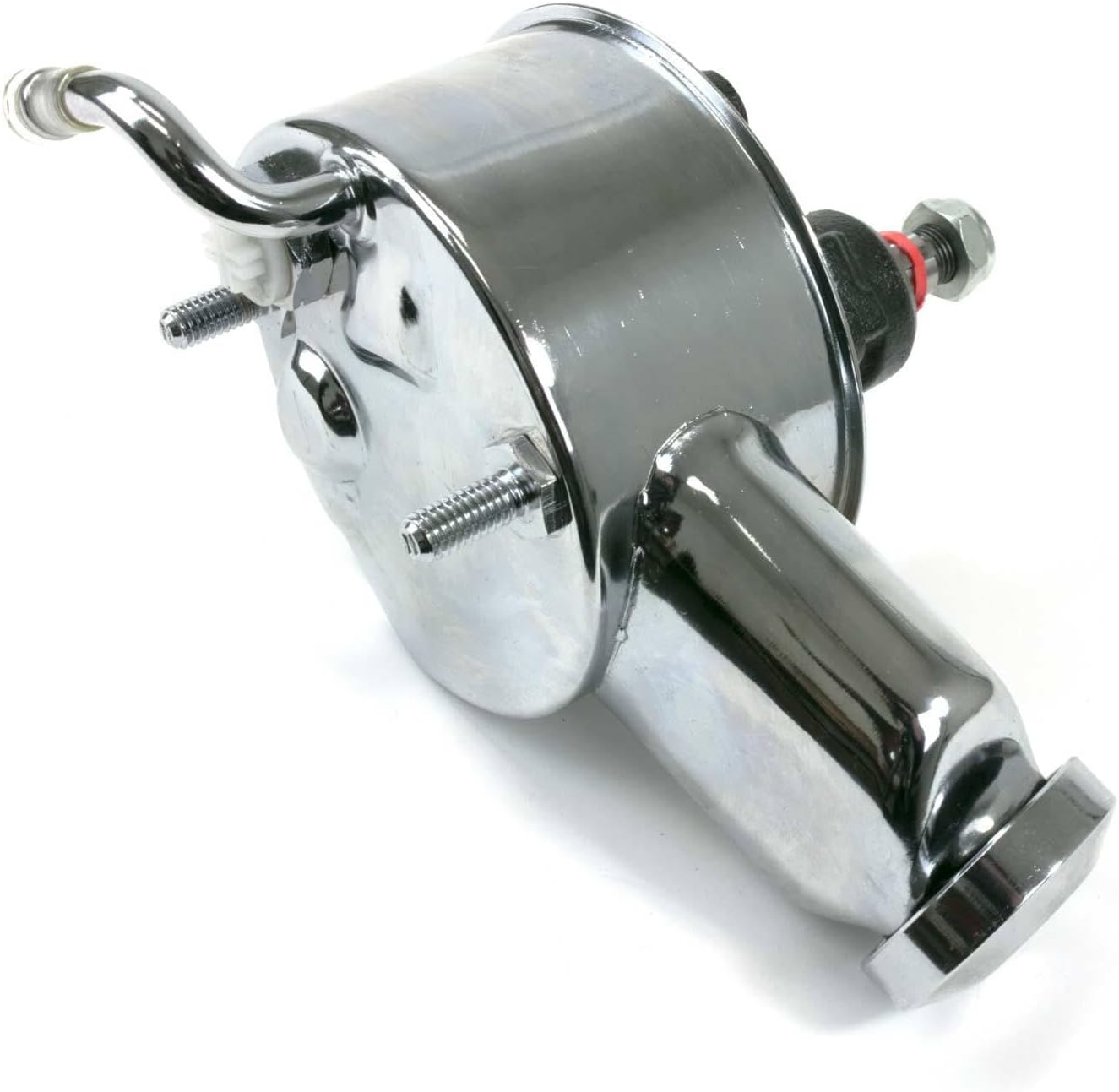 Top Street Performance Saginaw "Banjo" Style Power Steering Pump for GM - Chrome