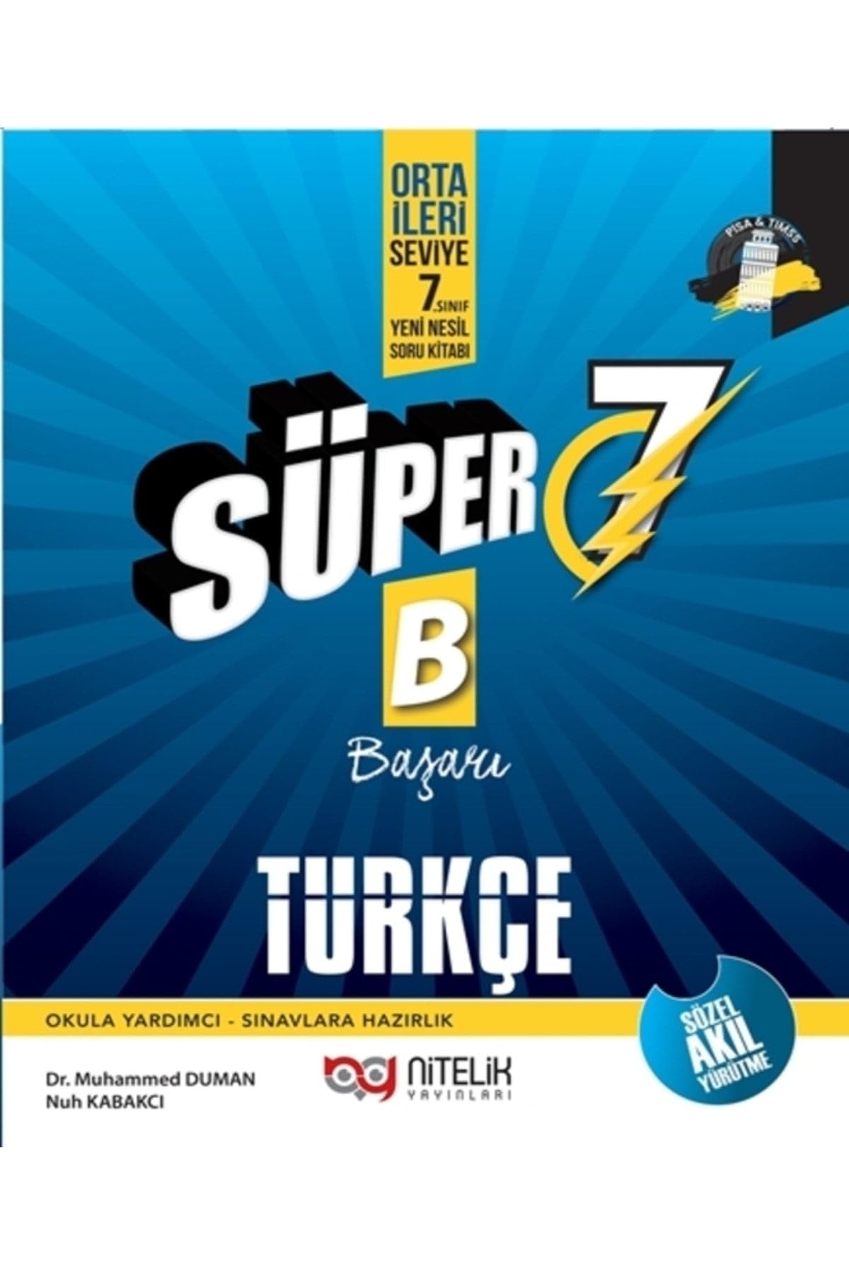 Süper 7.Sınıf Yeni Nesil Türkçe Soru Kitabı : Nuh Kabakcı