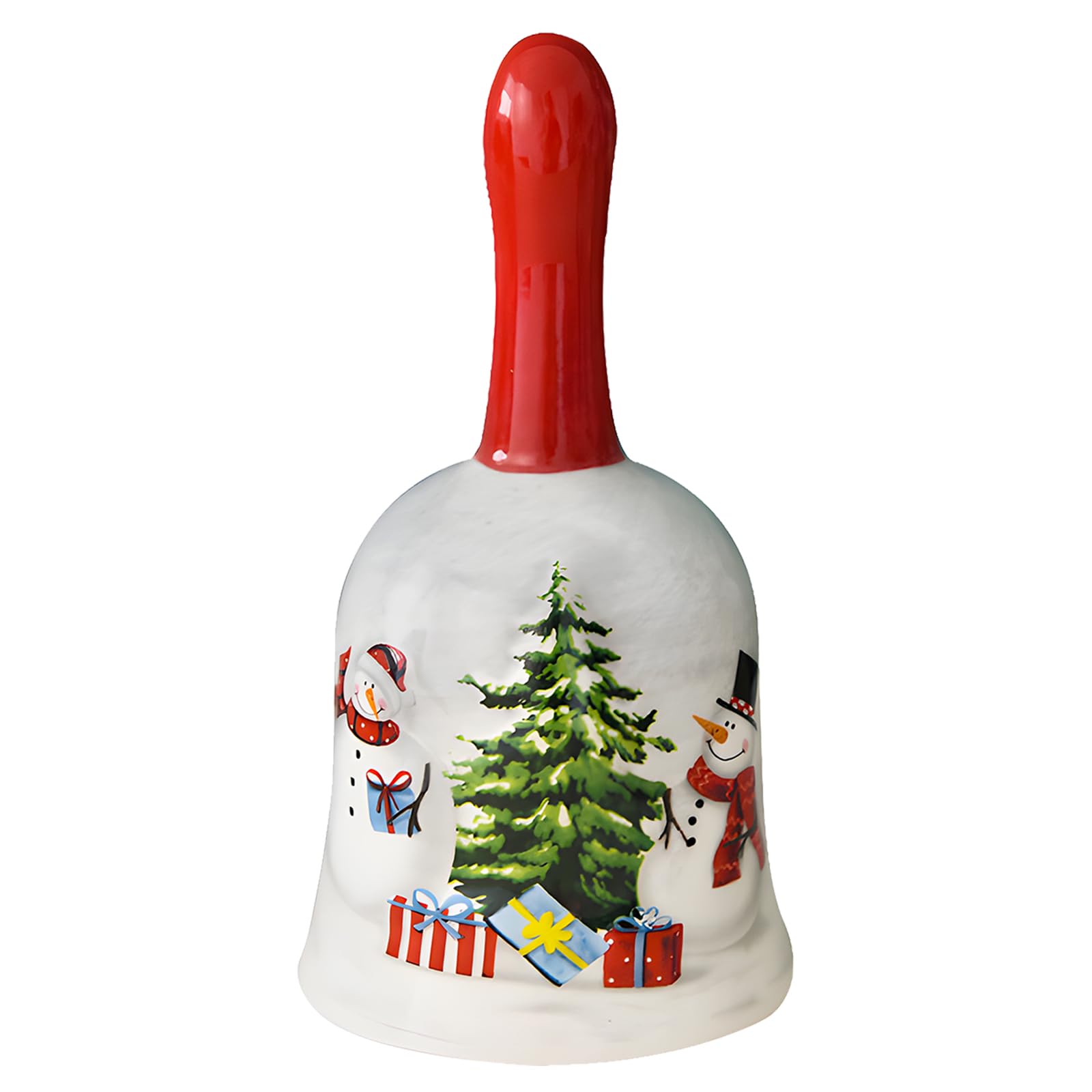 ACTOYS Campana de Mano, Campanilla Navidad Decoración 2024, Campana de Bar, Porcelana, Campana de Cena para Hogar, Restaurante y Bar
