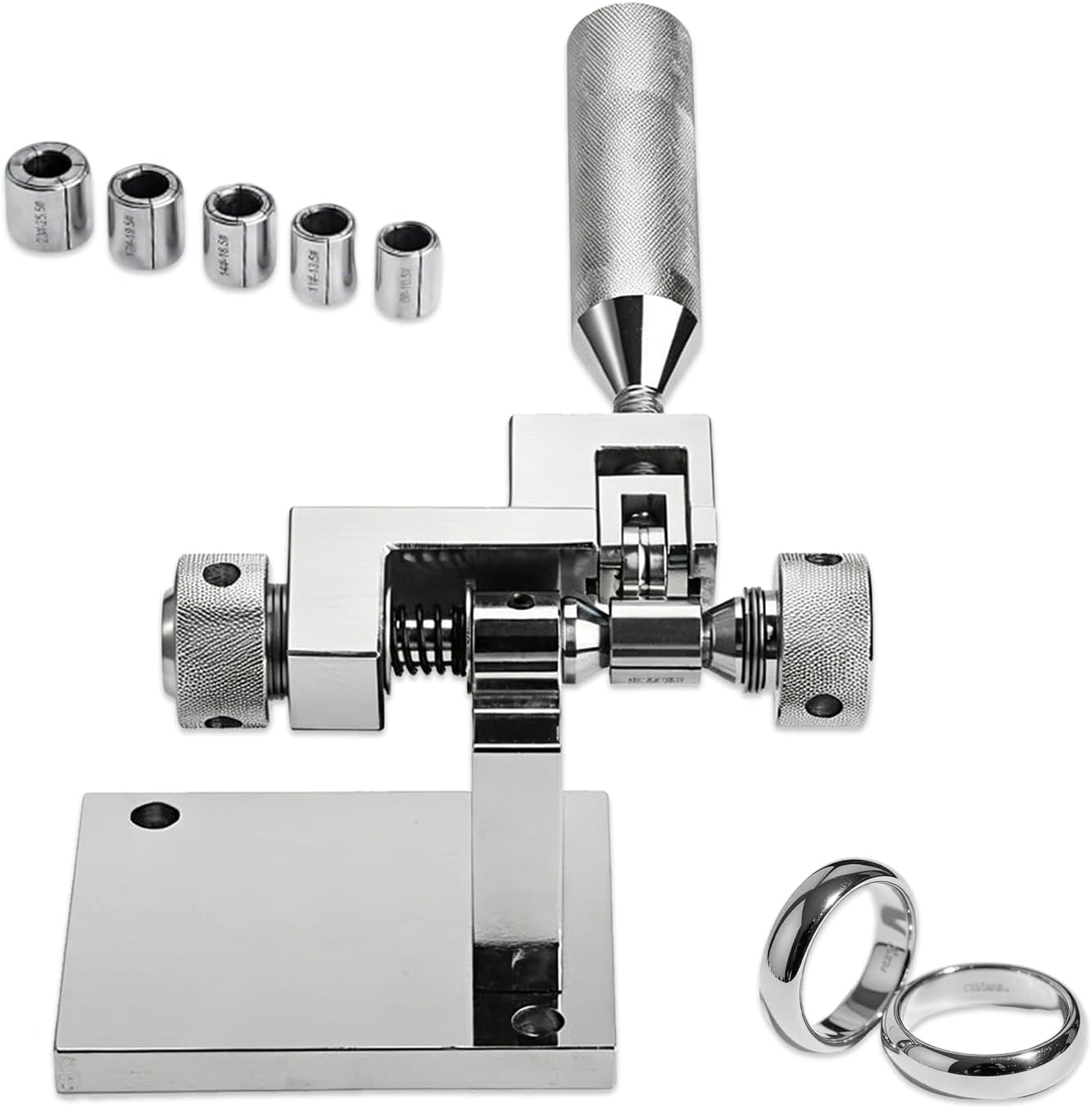 Adjustable Ring Sizer Tool - Precision 8-25.5mm Band Resizer for Gold & Silver Rings, Perfect for Artisans, Jewelers & Custom Jewelry Design Accuracy