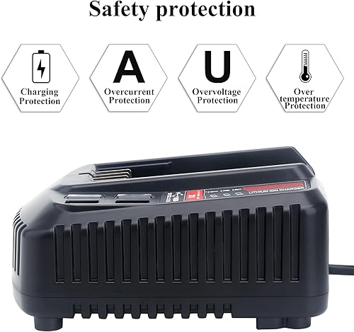 Miniatura 5 de Cargador de batería de 20 V de repuesto para Craftsman V20, iones de litio, 20 voltios, batería CMCB104 CMCB202 CMCB201 CMCB209 CMCB205 CMCB100