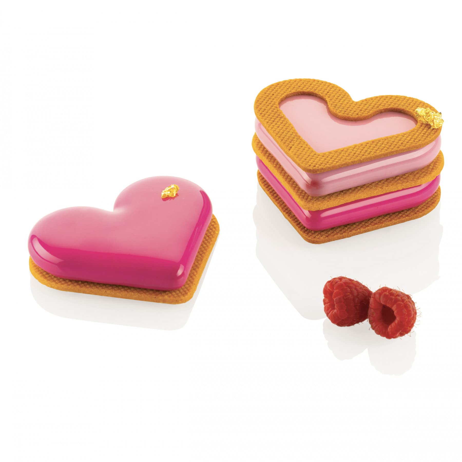 Silikomart | Moule à gâteau en silicone MINI LOVE STORY, antiadhésif, 8 cavités, paquet de 1 moule à gâteau, 80 x 66 h 12 mm Volume 8 x 35 ml Tot. 280 ml Silikomart | Moule à gâteau en silicone MINI LOVE STORY, antiadhésif, 8 cavités, paquet de 1 moule à gâteau, 80 x 66 h 12 mm Volume 8 x 35 ml Tot. 280 ml