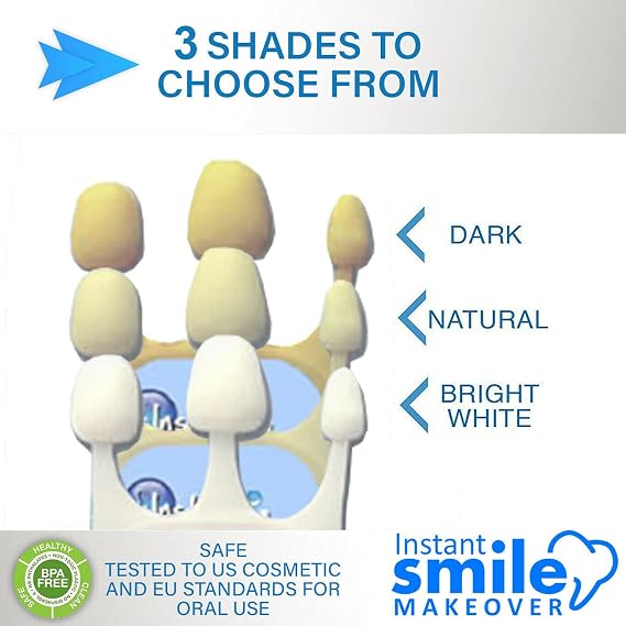 Instant Smile Makeover Select A Tooth Temporary Replacement Kit - All 3 Shades!