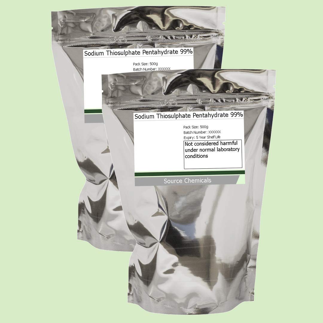 Sodium Thiosulphate Pentahydrate 99% 2 x 500g Including Delivery