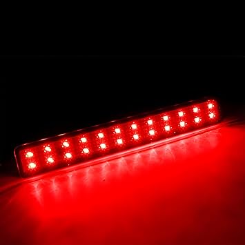 Rear Bumper Reflector Lights, Compatible With Suzuki Wagon R Stingray, Brake Signal Light Assembly(Black)